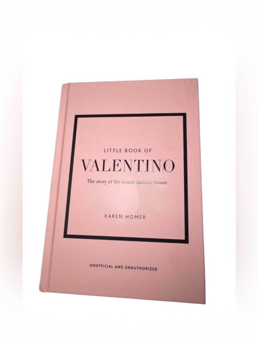 Valentino Pink Hardcover Fashion Book